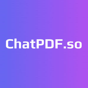 Chatpdf.so - AI Tool To Interact With PDF Documents.