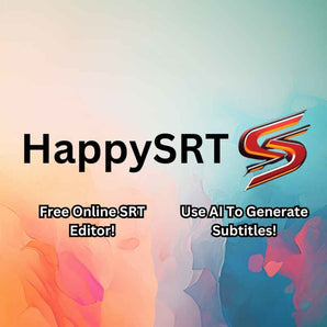 HappySRT - Automatically Generate Subtitles From Youtube URLs