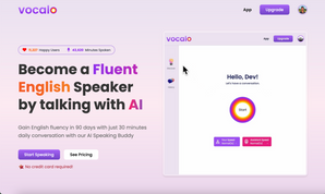 Vocalo.ai - AI-Driven Platform For Practicing English